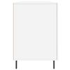vidaXL Desk White 140x50x75 cm Engineered Wood