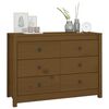 vidaXL Side Cabinet Honey Brown 100x40x72 cm Solid Wood Pine