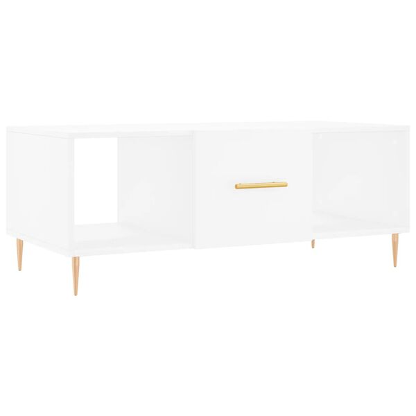 vidaXL Coffee Table White 102x50x40 cm Engineered Wood