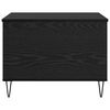 vidaXL Coffee Table Black Oak 60 x 44.5 x 45 cm Engineered Wood