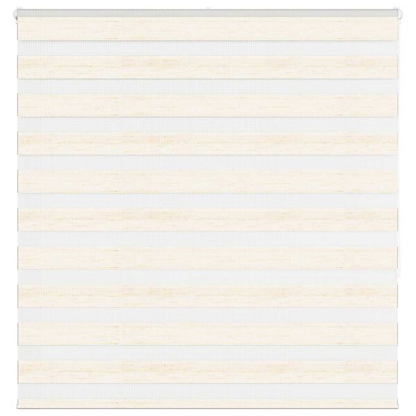 vidaXL Zebra Blind Marble Beige 145x150 cm Fabric Width 140.9 cm Polyester