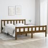 vidaXL Bed Frame without Mattress Honey Brown Solid Wood 120x200 cm