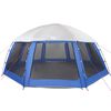 vidaXL Pool Tent with Removable Fly & Mesh Walls Azure Blue 612x612 cm