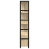 vidaXL Bookshelf Sonoma Oak 80 x 30 x 155.5 cm Engineered Wood