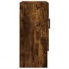 vidaXL Wall Cabinet Smoked Oak 60x31x70 cm Engineered Wood