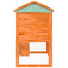 vidaXL Animal Rabbit Cage Double Floor Wood
