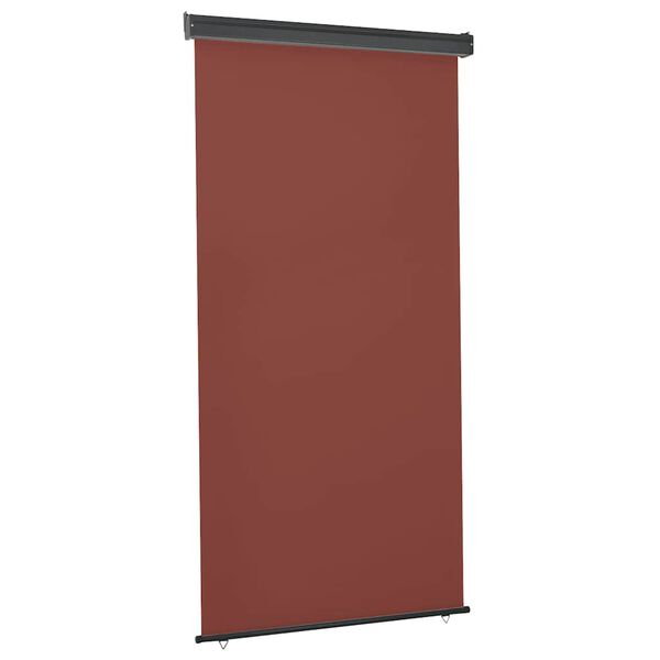 vidaXL Balcony Side Awning 125x250 cm Brown