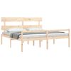 vidaXL Senior Bed without Mattress Super King Size Solid Wood