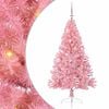 vidaXL Artificial Pre-lit Christmas Tree Pink 150 cm PVC