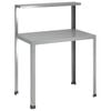 vidaXL Potting Table 60 x 50 x 104 cm Galvanised Steel Silver