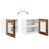 vidaXL Hanging Cabinet Old Wood 40 x 31 x 40 cm Engineered Wood