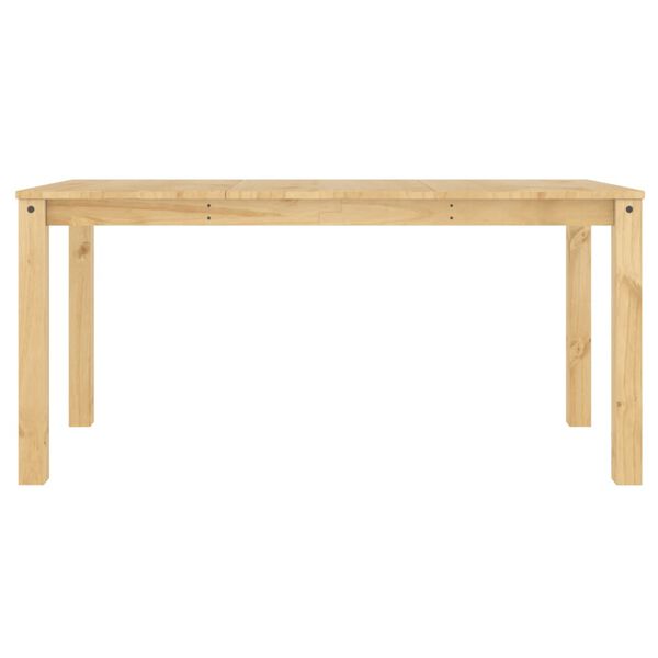 vidaXL Dining Table Panama 160x80x75 cm Solid Wood Pine