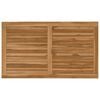 vidaXL Table Top Rectangular Solid Teak Wood Natural
