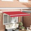 vidaXL Awning Replacement Fabric Red 330 x 245 cm Polyester