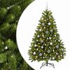 vidaXL Artificial Christmas Tree Light Green with Bauble 120 cm