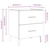 vidaXL Bedside Cabinets 2 pcs Grey Sonoma 40x35x47.5 cm Engineered Wood