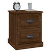 vidaXL Bedside Cabinets 2 pcs Brown Oak 39x39x47.5 cm Engineered Wood