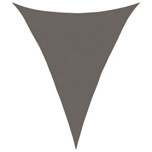 vidaXL Sunshade Sail 160 g/m&sup2; Anthracite 5x6x6 m HDPE