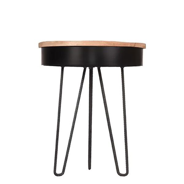 LABEL51 Corner Table Saria 44x53 cm Black
