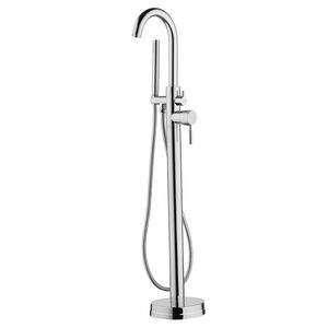 SCH&Uuml;TTE Bath Shower Mixer Tap with Shower Set CORNWALL Chrome