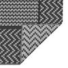 vidaXL Outdoor Rug ARAKIL Black and grey 250 x 500 cm PP