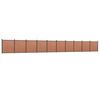 vidaXL Fence Panel Brown 1737x186 cm WPC
