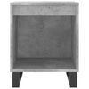 vidaXL Bedside Cabinets 2 pcs Concrete Grey 40x35x50 cm Engineered Wood