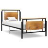 vidaXL Bed Frame without Mattress Metal 90x200 cm
