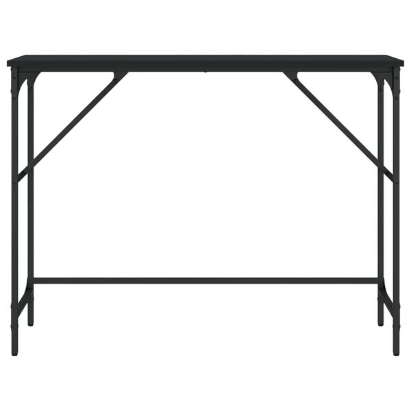 vidaXL Console Table Black 100x32x75 cm Engineered Wood