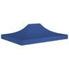 vidaXL Party Tent Roof 4.5x3 m Blue 270 g/m&sup2;