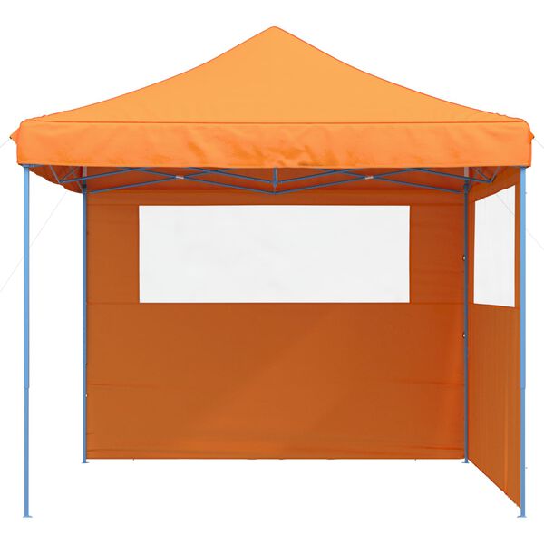 vidaXL Party Tent Folding Orange 292 x 292 x 315 cm Oxford Fabric