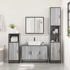 vidaXL Bathroom Sink Cabinet Grey Sonoma 90x33x60 cm Engineered Wood
