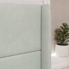 vidaXL Headboard Ear Light grey 80 x 16 x 4 cm Velvet