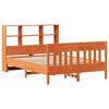 vidaXL Bed Frame without Mattress Wax Brown 120x200 cm Solid Wood Pine