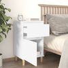 vidaXL Bedside Cabinets 2 pcs White 40x35x70 cm