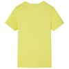 Kids' T-shirt with Short Sleeves Yellow 104