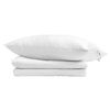 vidaXL Summer Duvet with Pillow 2 pcs White Down Feather