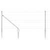 vidaXL Fence Post Galvanized 50 x 0.8 m Steel