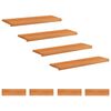 vidaXL Stair Treads 8 pcs 100 x 30 x 2 cm Light Brown Solid Beech Wood