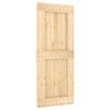 vidaXL Sliding Door with Hardware Set 85x210 cm Solid Wood Pine