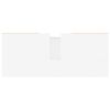 vidaXL Bathroom Cabinet High Gloss White 80x33x60 cm Engineered Wood