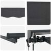 vidaXL Electric Retractable Awning Anthracite 2.5 x 2 m