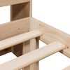 vidaXL Bookcase Bed without Mattress 75x190cm Solid Wood Pine