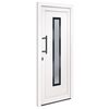 vidaXL Front Door White 88x200 cm PVC