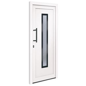 vidaXL Front Door White 88x200 cm PVC