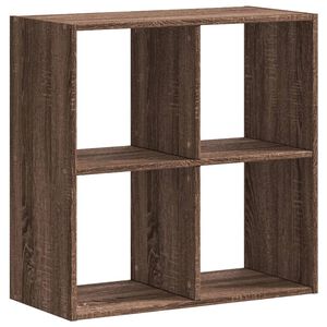 vidaXL Bookcase Brown Oak 68,5x32x68,5 cm Engineered Wood