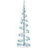 vidaXL LED Christmas Tree with Baubles 120 LEDs Warm White 180 cm