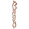 vidaXL Flower Garlands 6 pcs Red 240 cm