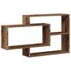 vidaXL Wall Shelf Old Wood 104x20x58.5 cm Engineered Wood