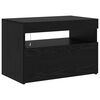 vidaXL TV Cabinet 2 pcs Black Oak 180 x 35 x 40 cm Engineered Wood
